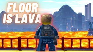 Lego City Undercover but the FLOOR IS LAVA