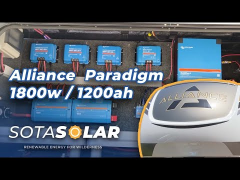 Alliance Paradigm 5th Wheel Victron Solar System Install 1800w Solar, 1200ah Battery