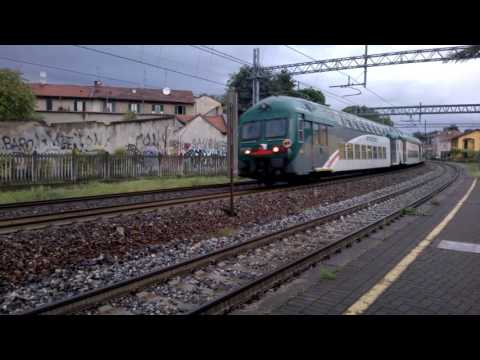 E464 383+6 2 piani Trenord - Monza Sobborghi - 01/05/2017