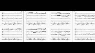 Download lagu パッヘルベルのカノン・Canon in D (Pachelbel)MIDIで演奏の弦楽4重奏 チェンバロ(楽器のスコア付き) mp3