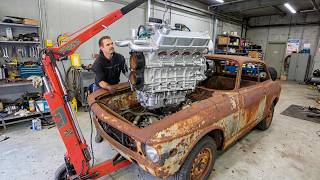 He Spent 4 Years Turning an Old ALFA ROMEO into a FERRARI-POWERED Supercar