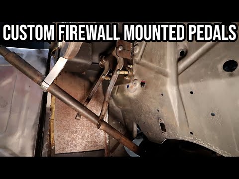 Turning 1950 Oldsmobile Pedals Into Custom Firewall Mounted Pedals!!