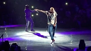 Chris Brown dances to Jeezy &quot;All There&quot; (Party Tour 2017)