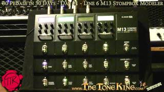 Video thumbnail for Line 6 M13 Stompbox Modeler - 30 Pedals in 30 Days - Day 1 - 2011 '11 Season 2 NAMM by The Tone King