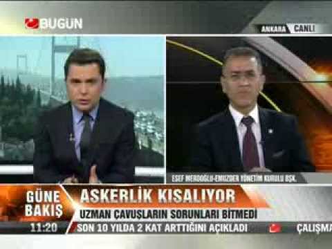 EMUZDER GENEL BAŞKANI ESEF MERDOĞLU UZMAN ERBAŞLARIN  SORUNLARINI ANLATIYOR.