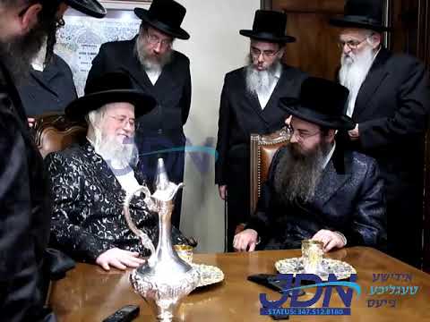 Sadigura Yerushalayim Rebbe Visits Munkatcher Rebbe - Sivan 5781
