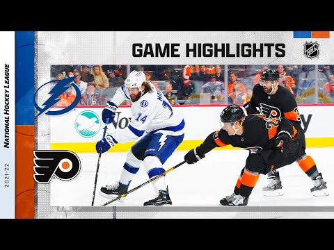 Lightning @ Flyers 12/5/21 | NHL Highlights
