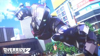 New Anime Arena Fighter ? UltraMan is OP! Override 2 Super Mech League