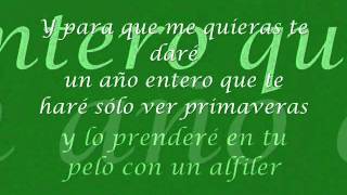 PARA QUE ME QUIERAS - ALEJANDRO SANZ (M.I.C.H.)