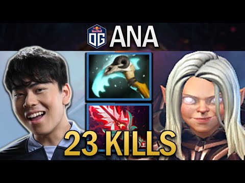 OG.ANA SMURF INVOKER WITH BLOODTHORN & 23 KILLS - DOTA 2 PRO GAMEPLAY