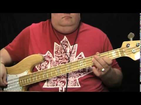 Don Peake Knight Rider Bass Cover with Notes & Tablature