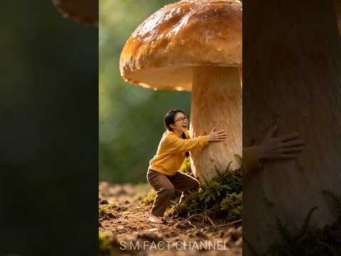 मैं अकेली मशरूम को निकालकर दिखाऊंगी 😳😍 mini wood toy–woodwarking art skills \ hand crafts / #shorts