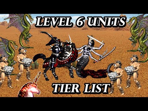 BATTLE OF THE MONSTER UNITS! | Heroes 3 HotA Tier 6 creature TIER LIST!