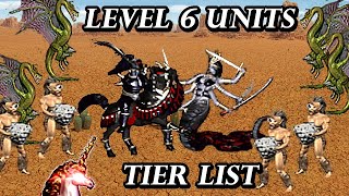 BATTLE OF THE MONSTER UNITS! | Heroes 3 HotA Tier 6 creature TIER LIST!