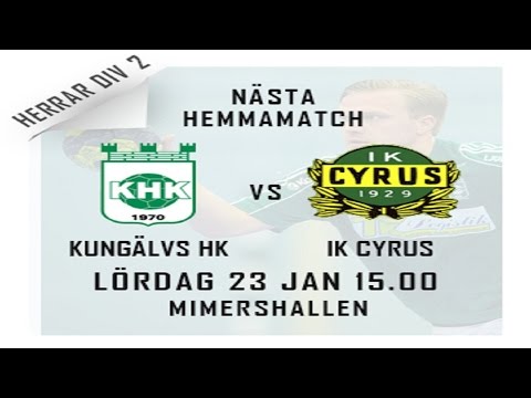 Match i Mimershallen Kungälvs HK - IK Cyrus Herrar