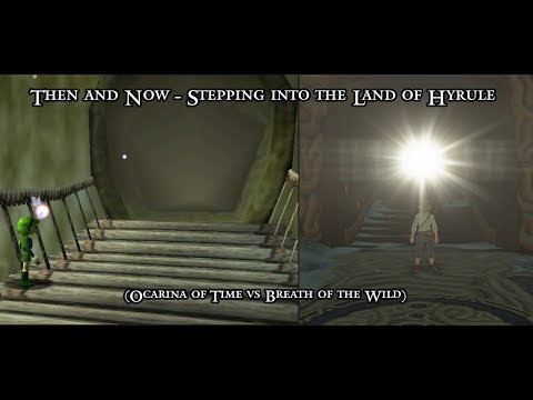 Then and Now - Stepping into the Land of Hyrule (Ocarina of Time vs Breath of the Wild)