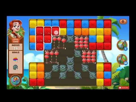 Lost Island Blast Adventure Level 1563 NO BOOSTERS - A S GAMING ✔