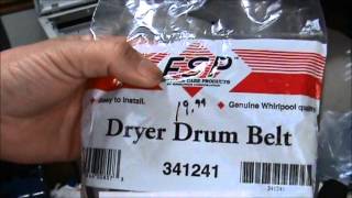 My Dryer Quit — Complete Drum Belt Replacement How To D.I.Y.