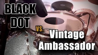 Video thumbnail for DRUM HEAD TO HEAD // Remo Vintage Ambassador vs. Remo Controlled Sound by Jack Thomas