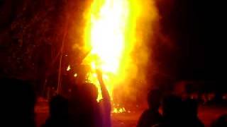 preview picture of video 'hariana burning ravan'