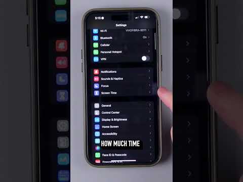 TRACK YOUR SCREEN TIME USAGE ON YOUR iPHONE!