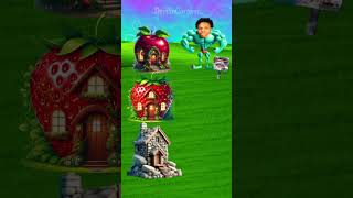Who Has a Strong House.? 🏠#english #shortsfeed #animation #cartoons #funny