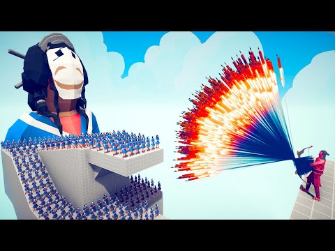 100x HAKU AND GIANT HAKU VS 2x EVERY GODS - Totally Accurate Battle Simulator TABS
