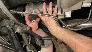 Changing a starter on a classic mustang
