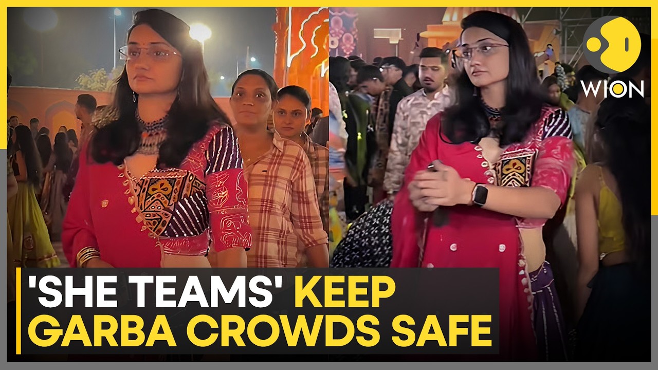 Gujarat Women Cops Go Undercover at Garba | WION News