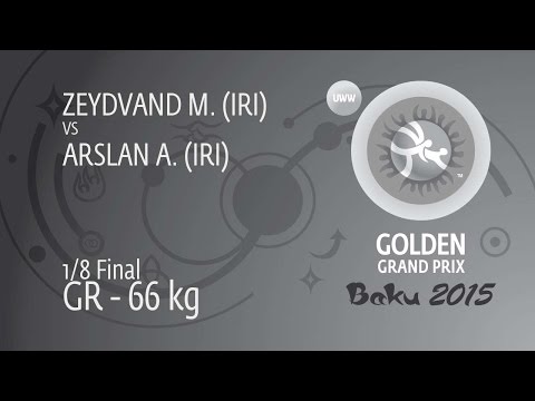 1/8 GR - 66 kg: M. ZEYDVAND (IRI) df. A. ARSLAN (IRI), 6-1