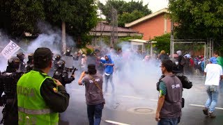 Troube In Medellin Colombia Streets