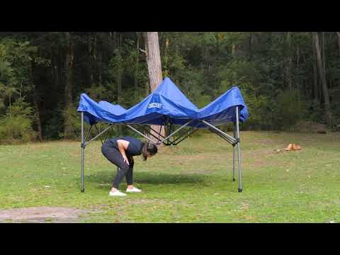 Aufbauanleitung für das 3 x 3 m große Kings-Pavillon: EINFACHER AUFBAU DURCH EINE PERSON!