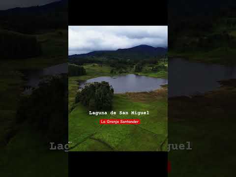 La famosa Laguna de San Miguel en La Granja Santander #paisajes #santander #colombia  #naturaleza