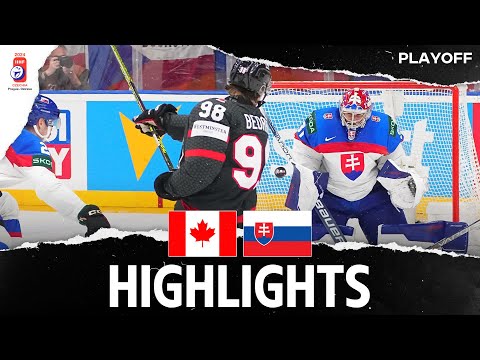 Highlights | Canada vs. Slovakia | 2024 #MensWorlds