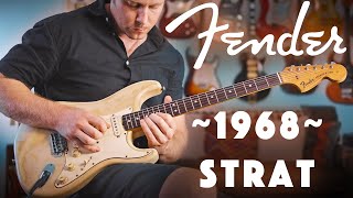 Video thumbnail for Singing Sustain from this Vintage 1968 Fender Stratocaster by PREMIER GUITARS