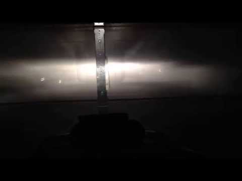 BULB COMPARISON 1 Sylvania Ultra Vs. ZXE HID Zenon H7 on Goldwing GL1800 (in Garage)