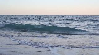 Relaxing 45 Min Video of Ocean Waves at Sunset, High Tide - Calm Sleep Meditation
