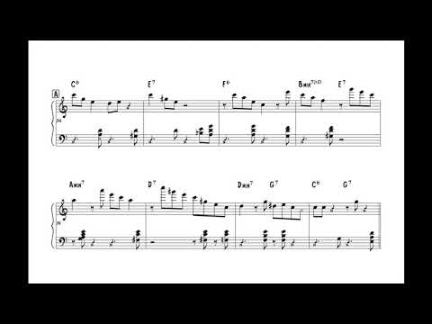 Kenny Barron - On The Sunny Side Of The Street (Transcription)