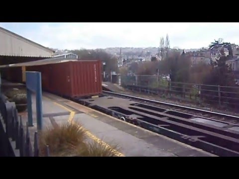 Freightliner Class 66 no: 66595 @ Bath Spa {4O25} 16/03/2016.