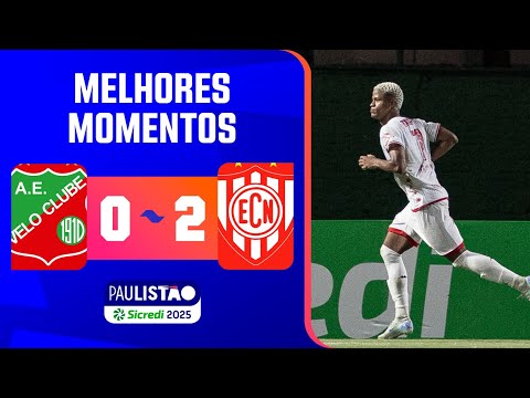 VELO CLUBE 0 X 2 NOROESTE | MELHORES MOMENTOS | 1ª RODADA | PAULISTÃO SICREDI 2025