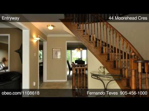 44 Moorehead Cres Brampton ON L6Z4K5 - Fernando Teves - REMAX Realty Services Inc , Brokerage