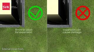 How To Install Fibre Cement Facade Panels at an External Corner.