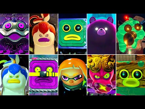 Splatoon 1, 2 & 3 - All Bosses + Cutscenes