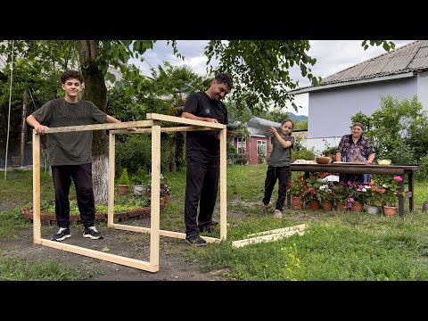 THE BEST BAKLAVA RECIPE IN THE VILLAGE! HARVESTING GRAPE LEAVES | GRANDMA COOKING UNIQUE DISH
