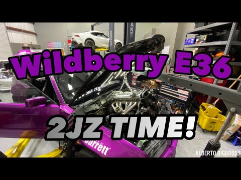 2JZ swap into BMW E36 — PMC Motorsport kit presentation and drivetrain prep