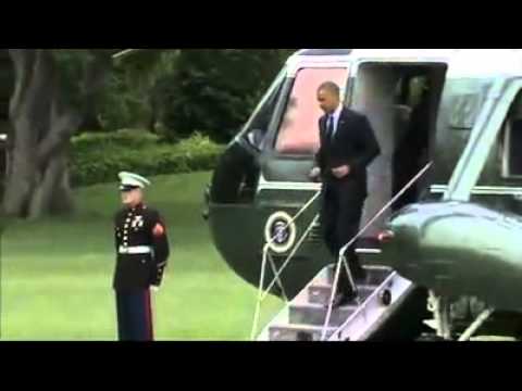 Obama no saluda a militar