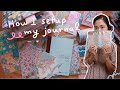 How I Setup My Journal (Elegant & Cute Style 💜) | Hobonichi Techo 2022 | Rainbowholic