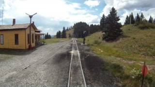 preview picture of video 'Osier To Cumbres Pass From The Locomotive'