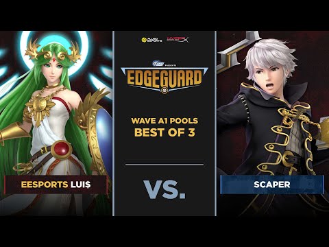 LUI$ vs SCAPER - EDGEGUARD | Ultimate Singles Wave A Pools | Palutena vs Robin