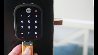 How to unlock your Yale Assure Lock SL if the batteries are dead